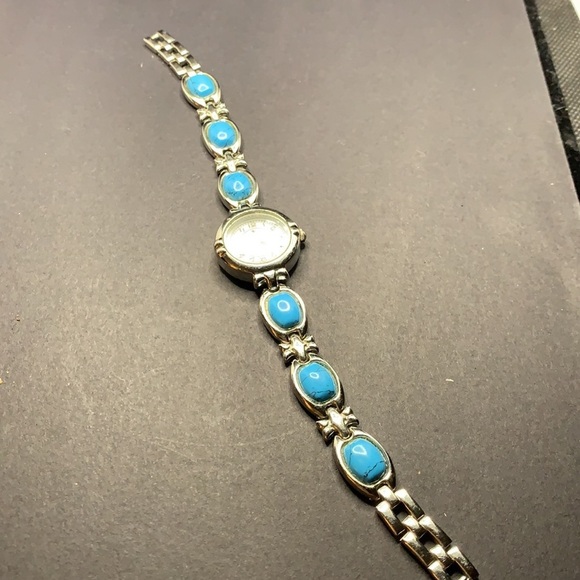 Doce watch with MOfP dial and turquoise band - Picture 4 of 5